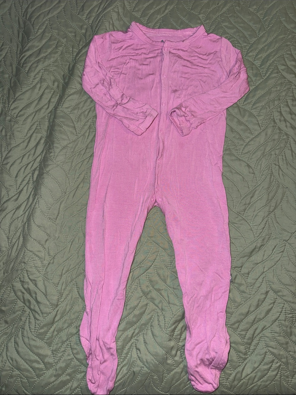 Kyte BABY Bubblegum Pink Footed One-Piece